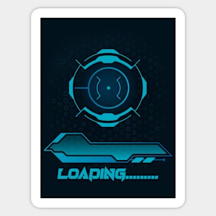 Futuristic loading Sticker